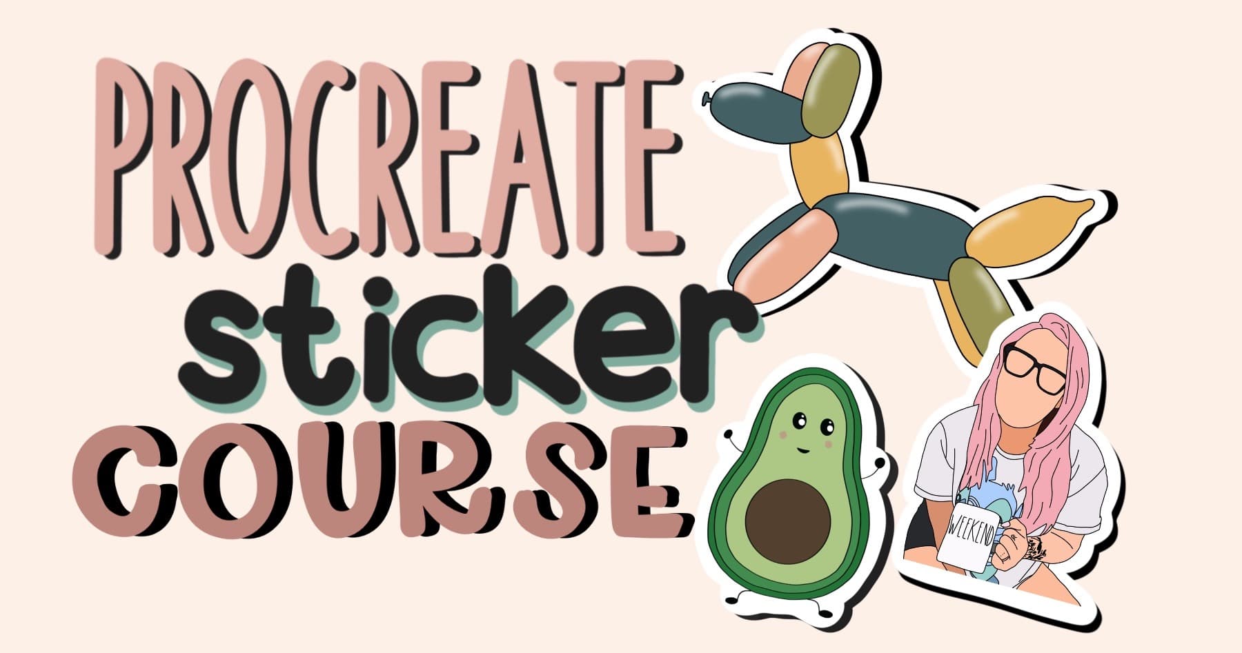 Art Class - Procreate Sticker Design