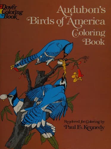 Audubon's Birds of America Coloring Book (John