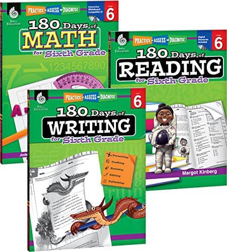 180 Days of Reading, Writing and Math for Sixth
