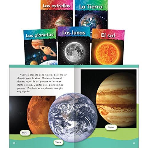 Let's Explore Space! Spanish (; Boxed Set; Grades