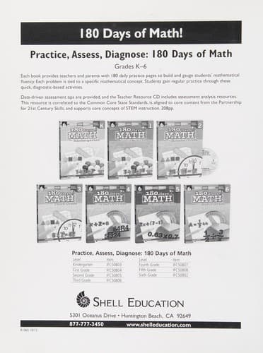 Math Games: Skill-Based Practice for Kindergarten