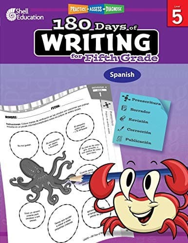 180 Days™: *SPANISH* Writing for Fifth Grade: