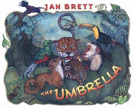 The Umbrella (Jan Brett, Hardcover, Grades P to P)