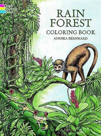 Rain Forest Coloring Book (Annika Bernhard,