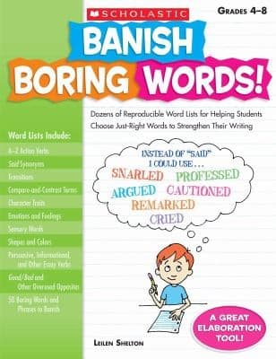 Banish Boring Words!, Grades 4-8: Dozens of
