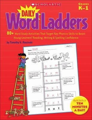 Daily Word Ladders, Grades K-1: 80+ Word Study