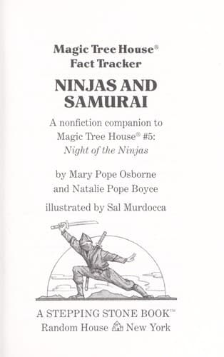 Ninjas and Samurai: A Nonfiction Companion to