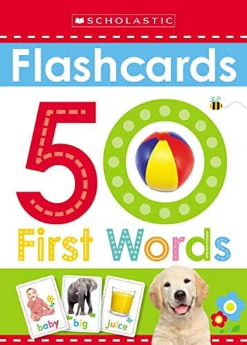 Flashcards: 50 First Words (Scholastic Early