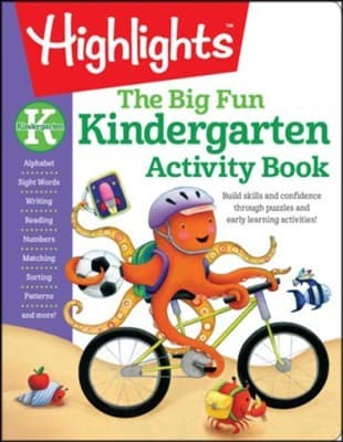 The Big Fun Kindergarten Activity Book: Build