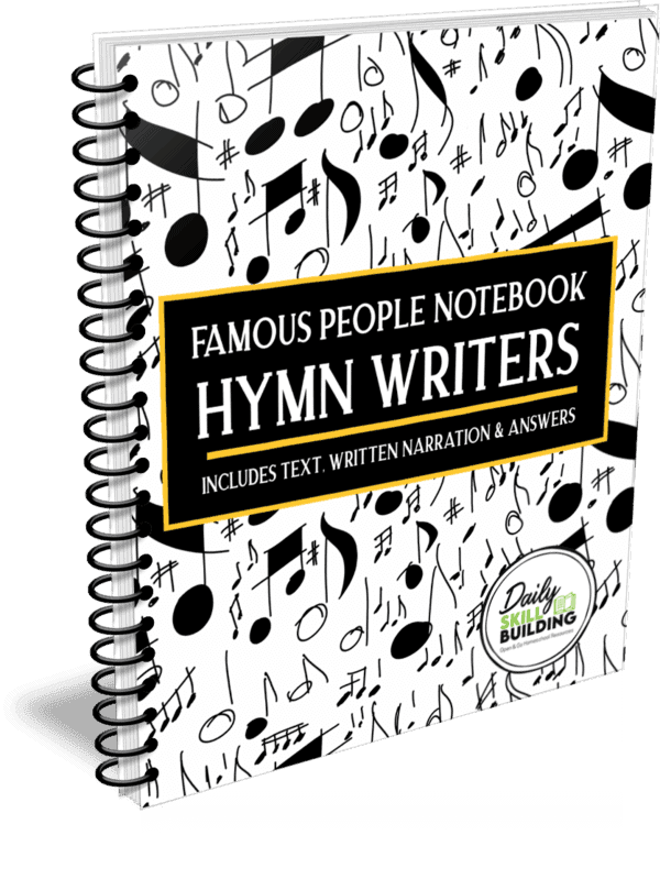 Famous People Notebook: Hymn Writers