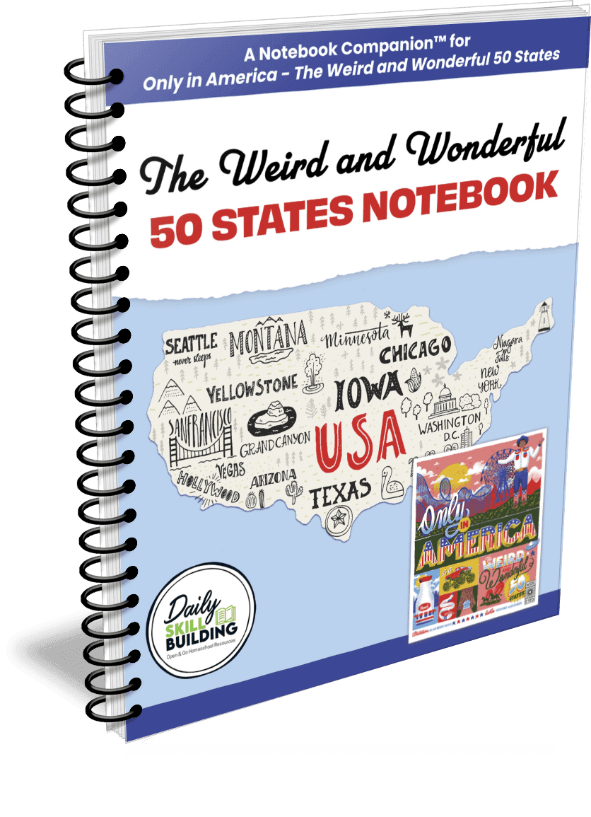 The Weird and Wonderful 50 States Notebook