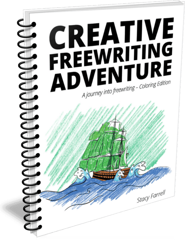 Creative Freewriting Adventure — Coloring Edition