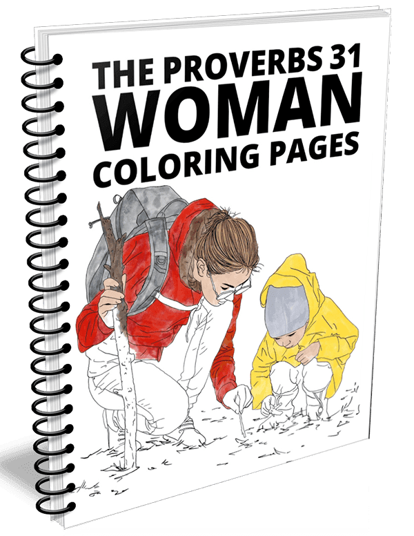 Proverbs 31 Woman Coloring Pages