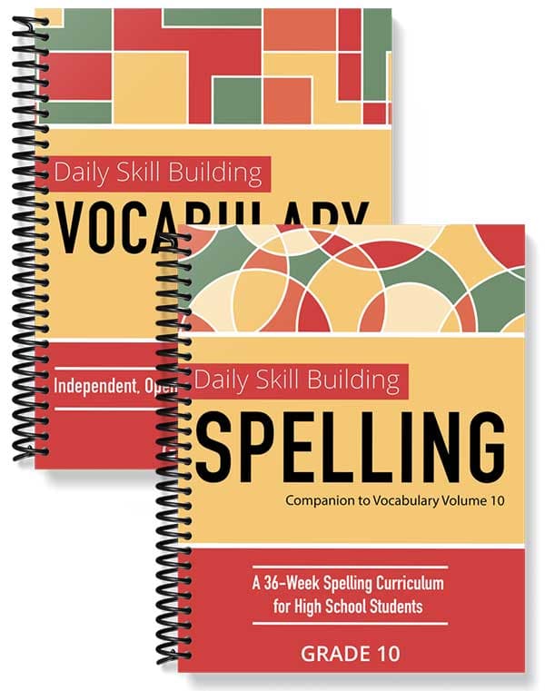 Daily Skill Building Vocabulary & Spelling Gr 10