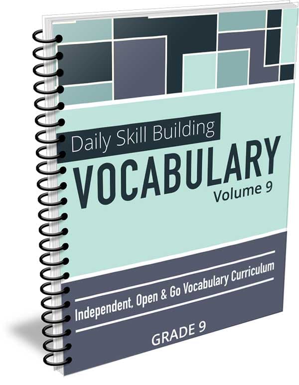 Daily Skill Building: Vocabulary Grade 9