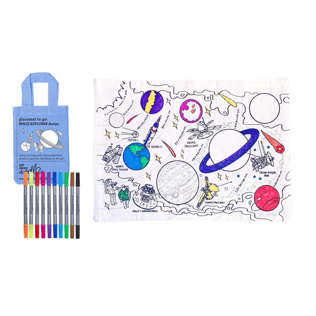 EatSleepDoodle: Space Explorer Placemat