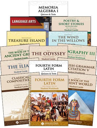 Memoria Press 8th Grade Consumable Curriculum Set