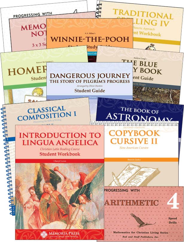 Memoria Press Fourth Grade Consumable Set