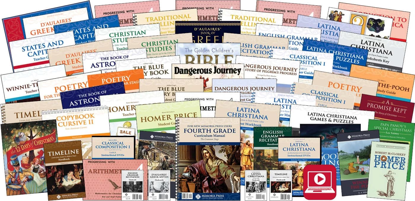 Memoria Press Fourth Grade New Users Set
