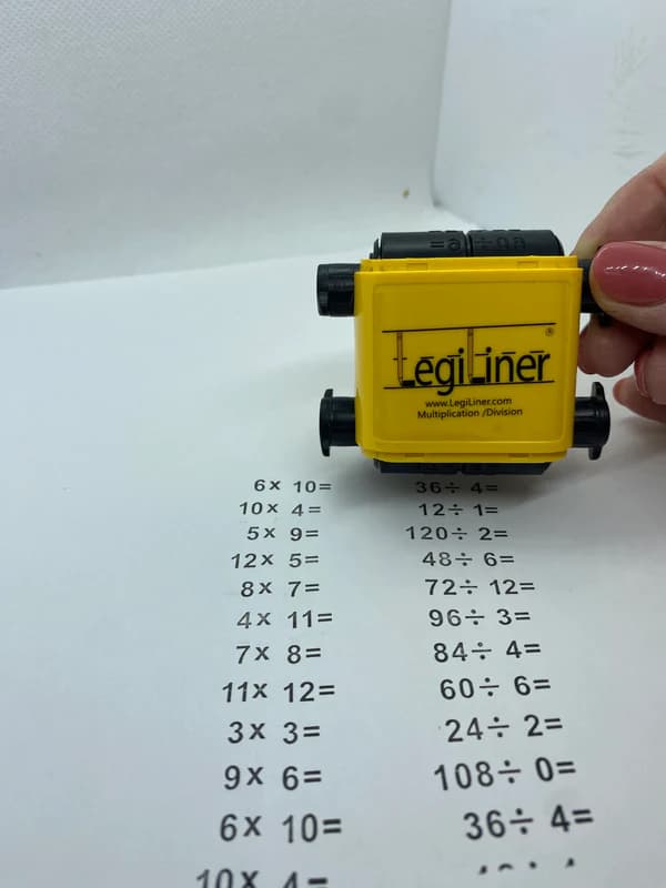 LegiLiner Multi-Digit Mult/Div (Yellow)