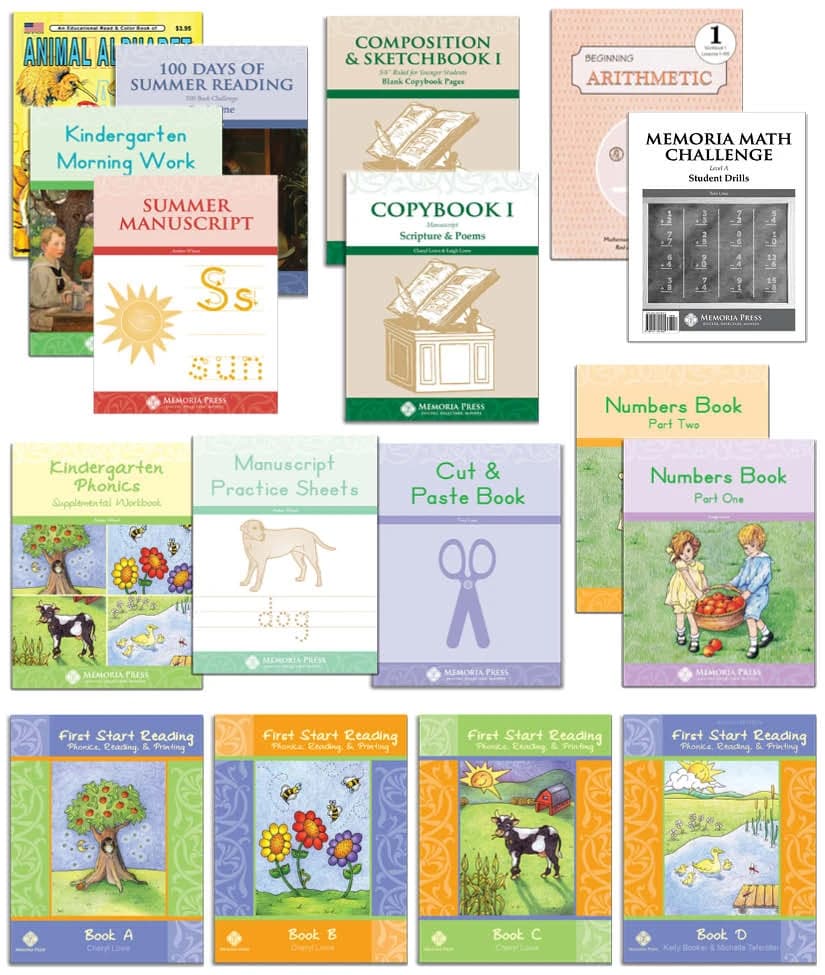 Memoria Press Kindergarten Consumable Set