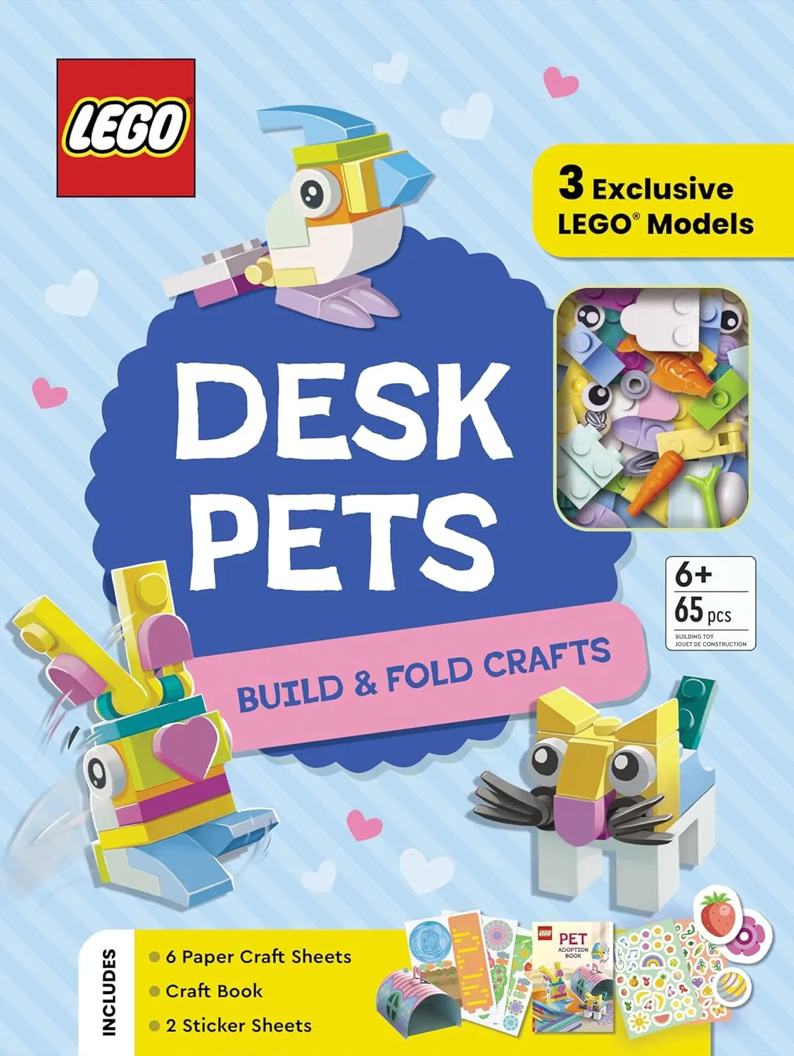 LEGO® Desk Pets Build and Fold Crafts
