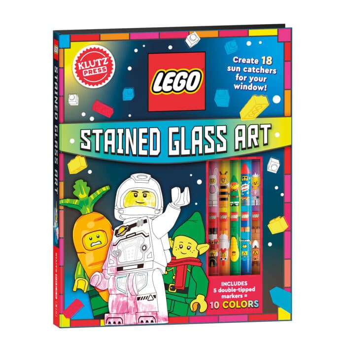 LEGO Stained Glass Art Coloring Book