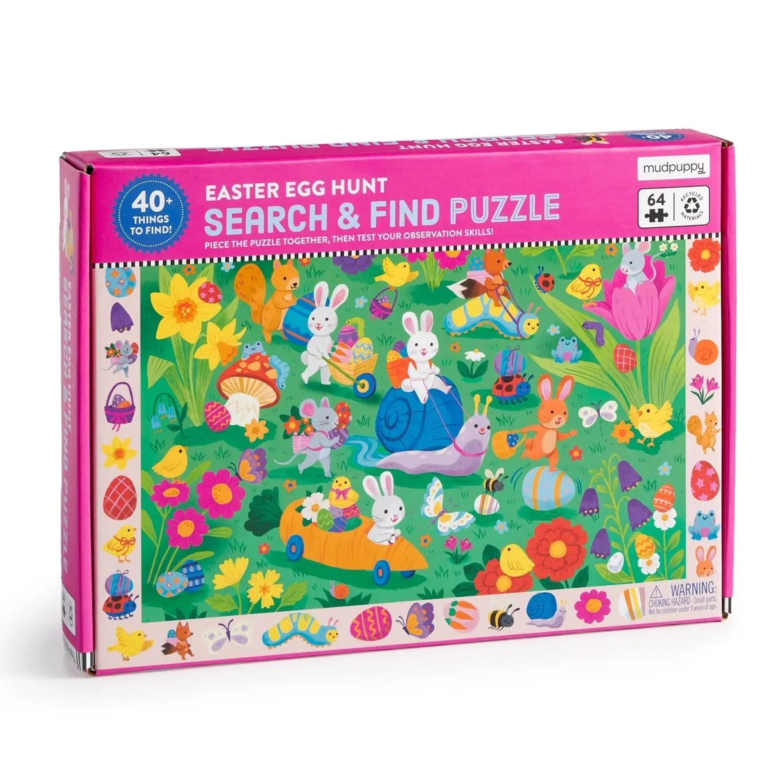 Search and Find: Easter Egg Hunt 64 PC Puzzle