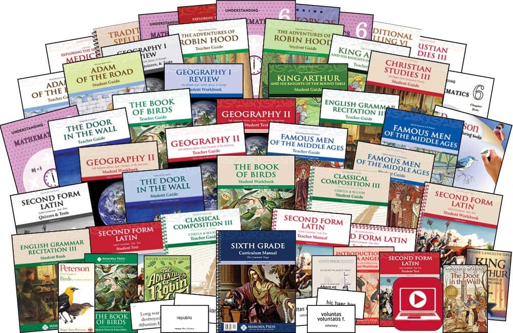 Memoria Press 6th Grade Curriculum Set