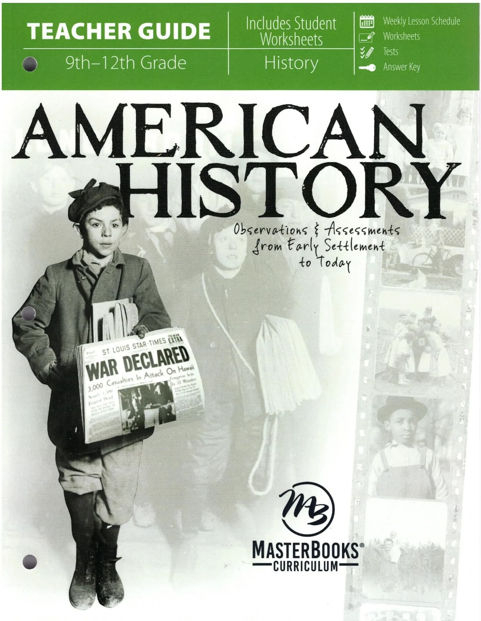Master Books American History Teacher Guide