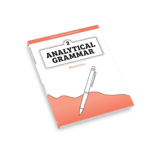 Analytical Grammar Level 2: Mechanics Instructors