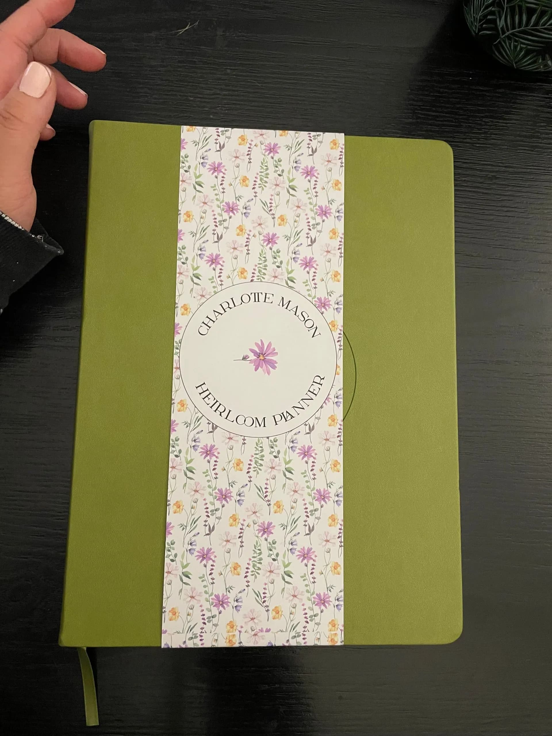 Charlotte Mason Heirloom Planner Und. Moss Green