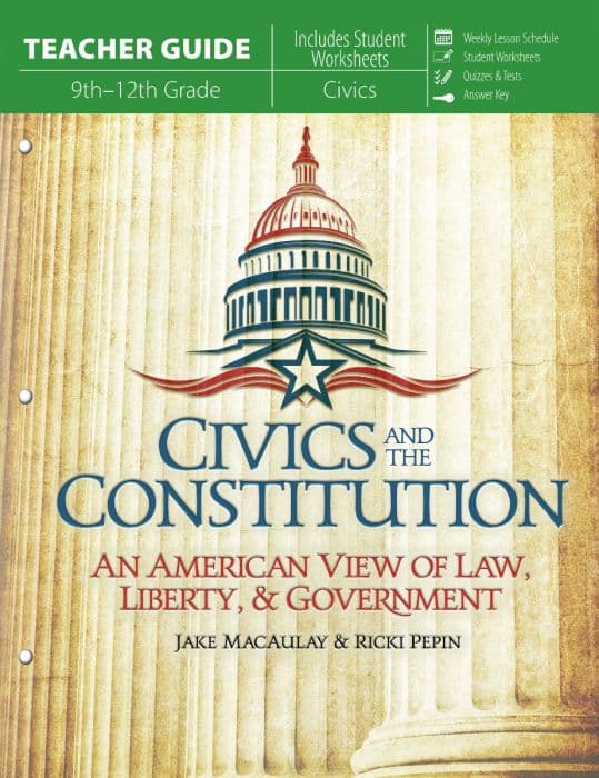 Master Books Civics and the Consitution TG