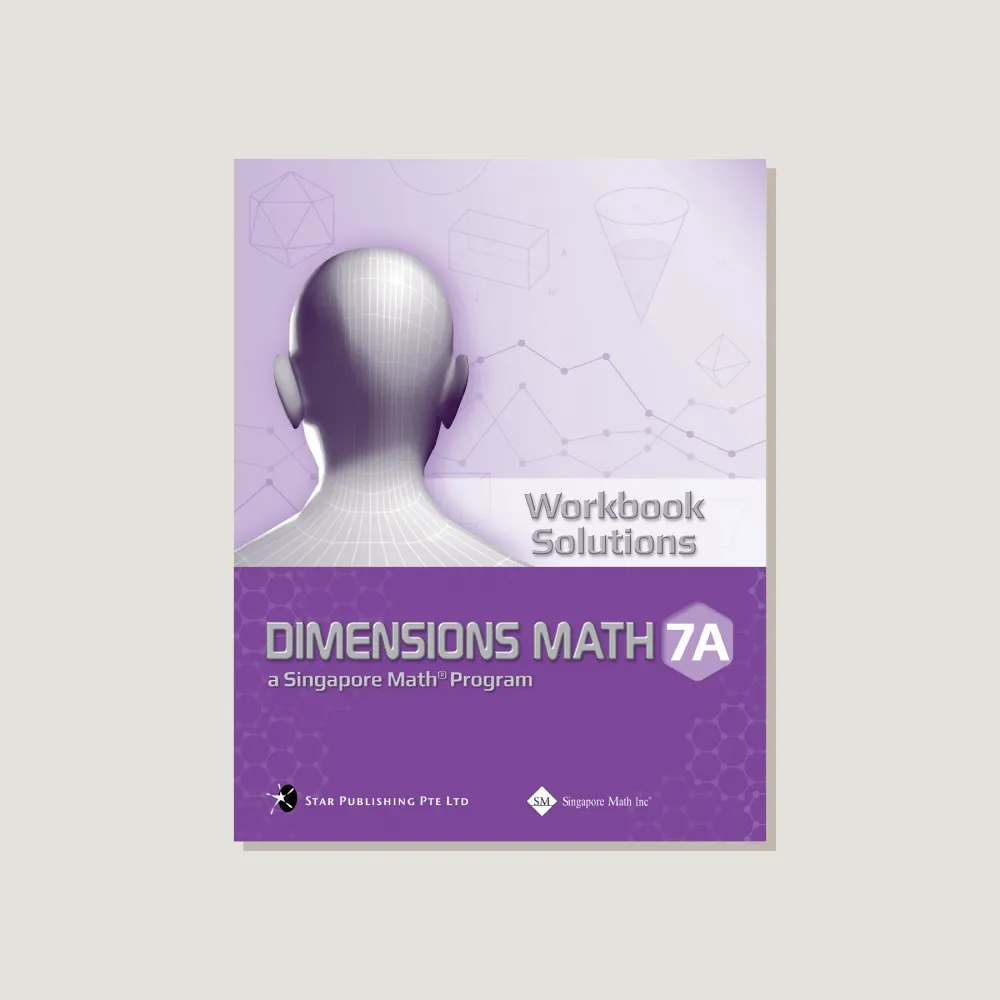 Dimensions Math 7A Workbook Solutions