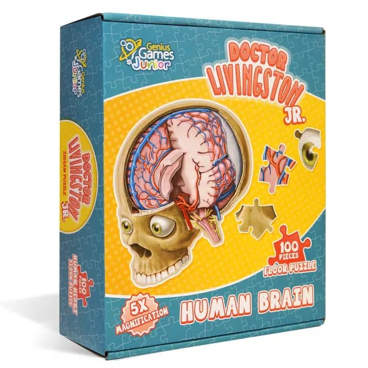 Dr. Livingston Jr.: Brain 100 PC Floor Puzzle