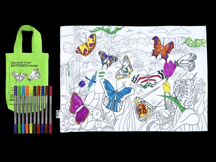 Eat Sleep Doodle: Butterfly Placemat