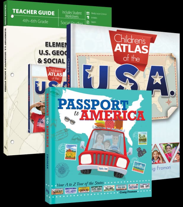 Elementary U.S. Geography & Social Studies Bundle