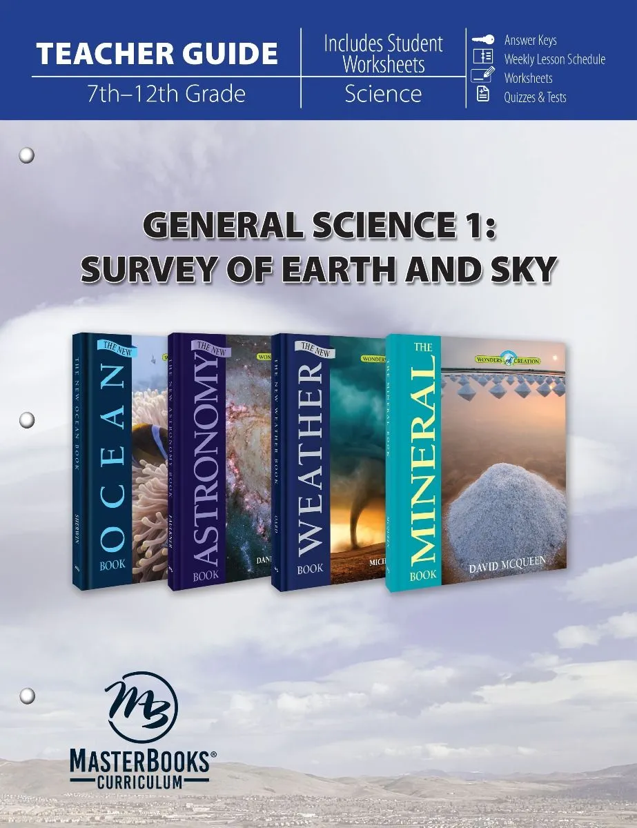 Master Books General Science 1 Teacher Guide