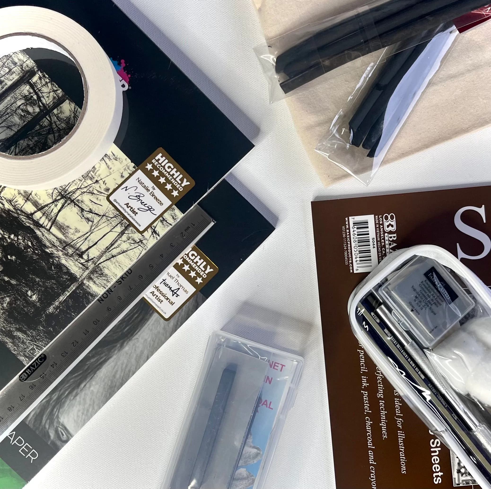Graphite and Charcoal Drawing Bundle High School