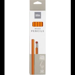 PENCIL WOODEN YELLOW 12 PK