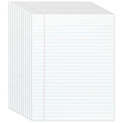 PAD GUM 8.5X11 OD WHT LGL RLD