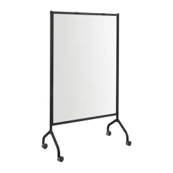 Safco Whiteboard Screen, Black Frame