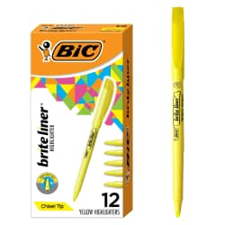 HIGHLIGHTER BRITE LINER YEL DZ