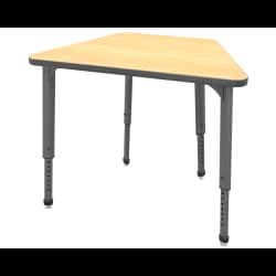 Marco Apex Desk, Maple/Gray