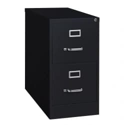 WorkPro 2-Drawer Cabinet, Black