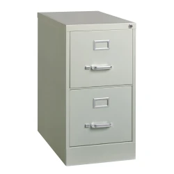WorkPro 2-Drawer Cabinet, Light Gray
