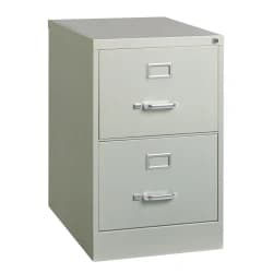 WorkPro 2-Drawer Cabinet, Light Gray
