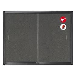 MasterVision Cabinet Board, Grey/Graphite