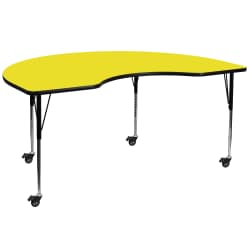 TABLE ACTIVITY LAMINATE YELLOW