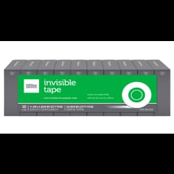 TAPE INVISIBLE 3/4X1000 10/PK